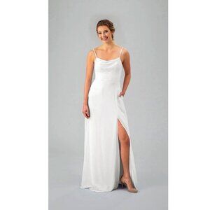White Bridesmaid Dress from Kennedy Blue